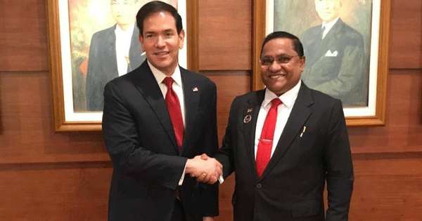ඇමෙරිකා රාජ්‍ය ලේකම් විජිත අතර හමුවක්