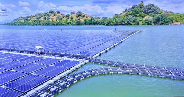 ඉබ්බන් කටුව වැවේ පාවෙන විදුලි බලාගාරය විවෘත කරයි
