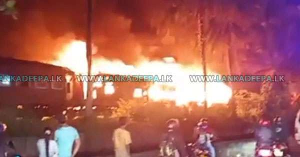 ගාල්ල දුම්රියපොලේ ගින්නක්