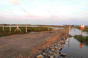 ජනපති මුල්ගල තබා ක්‍රිකට් ආයතනය නීති විරෝධී ව වනසන යාපනයේ කුරුලු පාරාදීසය