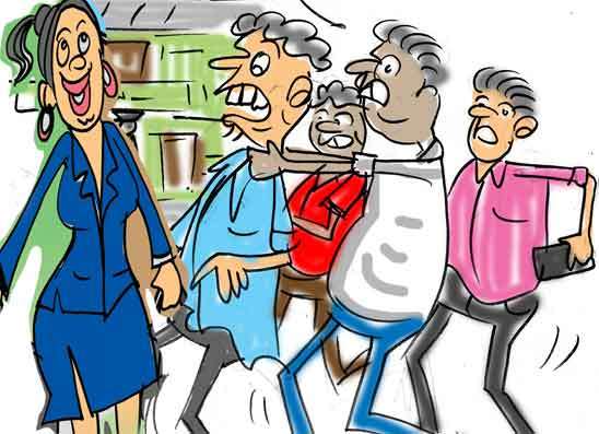 ඇඳුමට කතාබහට වශී වී  ලොතරැයි දිනුම් සල්ලිත් පුදලා