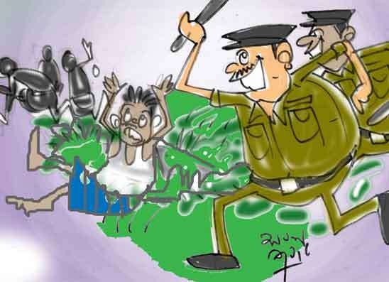 ලෙඩ පාට් පෙන්නා පොලිසිය අන්දවලා