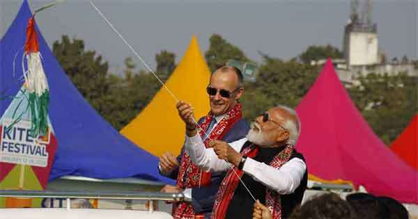 ජර්මන් චාන්සලර් ඉන්දියාවේ