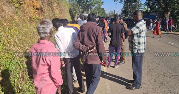 දෙදරු පියාගේ සිරුර බෝක්කුවක් යට