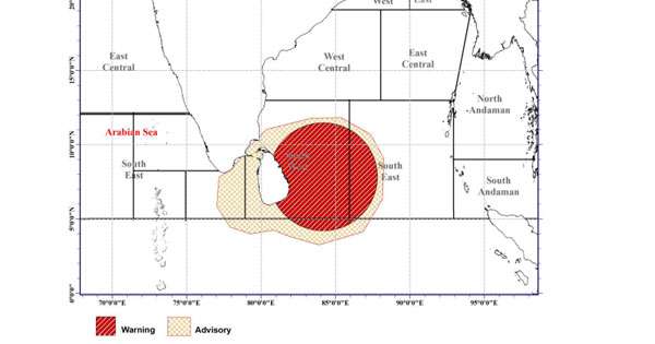 අද හෙට මුහුදු නොයන්නැයි දැනුම් දෙයි