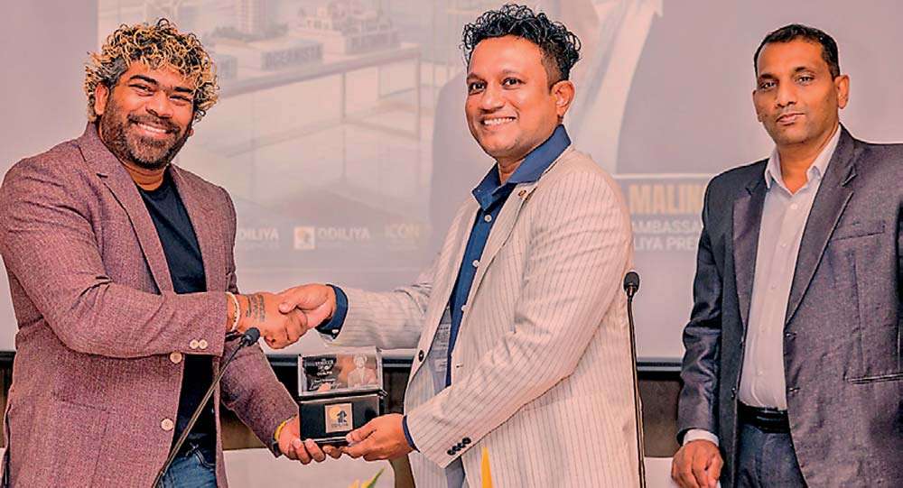 Odiliya Homes & Residencies  සමූහයේ  සන්නාම තානාපති ලසිත් මාලිංග