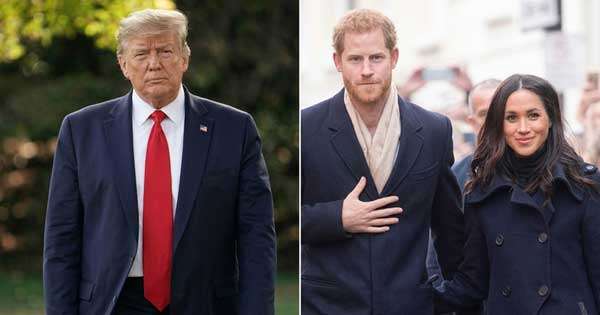 හැරී-මෙගාන් ගියාට ට්‍රම්ප් සතුටින්
