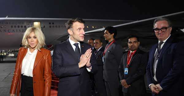 ප්‍රංශ ජනපති මැක්රොන් මෝදි හමුවන්න ඉන්දියාවට