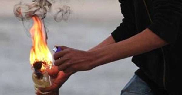 සැමියාගේ පෙට්‍රල් බෝම්බයෙන් බිරිඳ මරුට