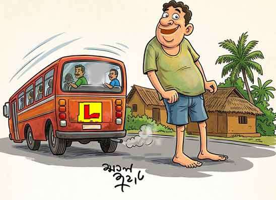 ලයිසන් ගන්න දතේ  කහට “පරහට” හිටලා