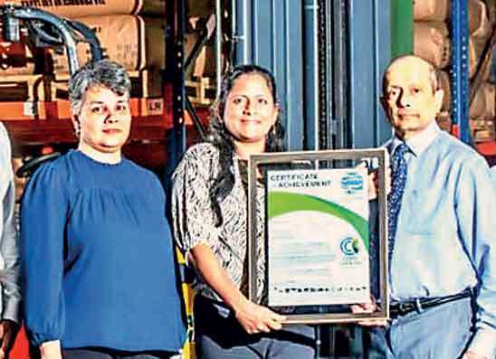 Asia Siyaka Logistics Centre  තේ සැපැයුමට ZeroCarbon සහතිකය ලැබූ පළමු සමාගම බවට පත් වේ