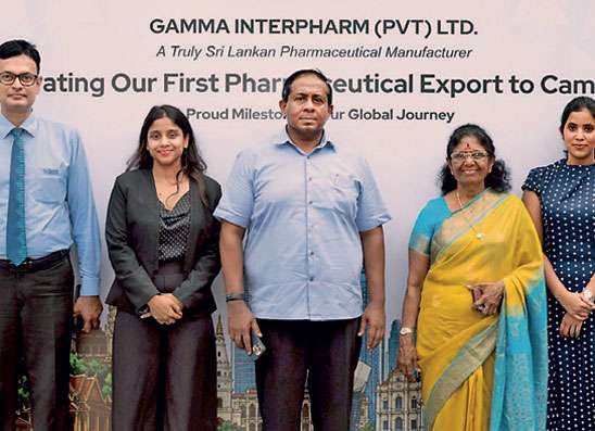 Gamma Interpharm කාම්බෝජයට ඖෂධ අපනයනය අරඹයි