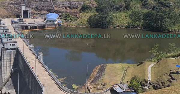 මධ්‍යම කඳුකරයේ ප්‍රධාන ජලාශජල මට්ටම පහළට