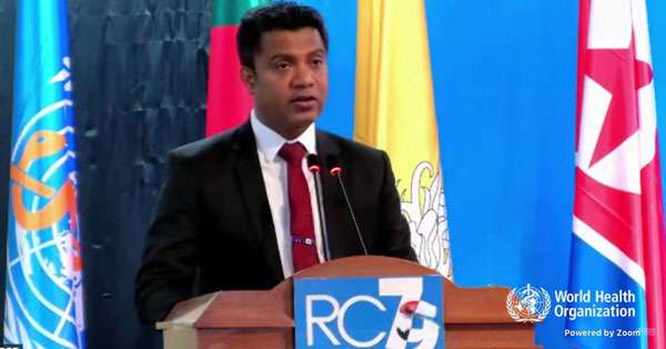 ලෝක සෞඛ්‍ය සංවිධානයේ කලාප සැසිය ඇරැඹෙයි