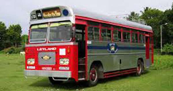 ලංගම බසයක් උස්සලා