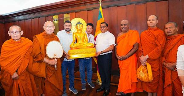 තායිලන්තයෙන් ලංකාවට බුද්ධ ප්‍රතිමා 108ක්