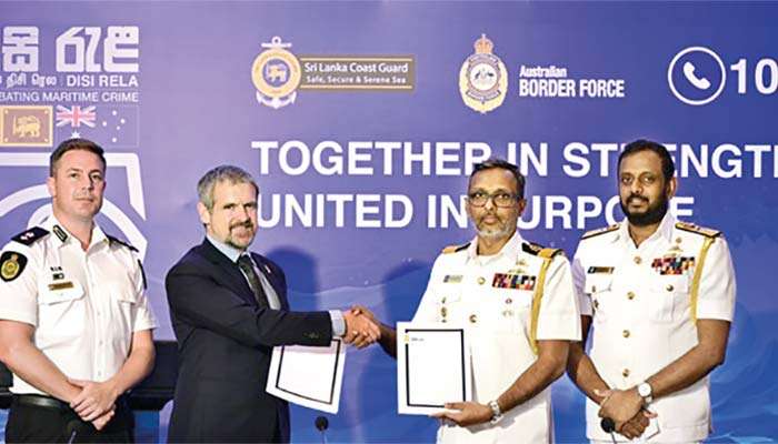 සමුද්‍රීය ආරක්ෂාව පිළිබඳ ඕස්ට්‍රේලියා - ශ්‍රී ලංකා  සහයෝගීතාව ශක්තිමත් කෙරේ