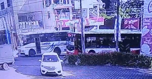 තවත් බස් රියැදුරකුගෙන් මෙට්රෝ බසයකට හානි