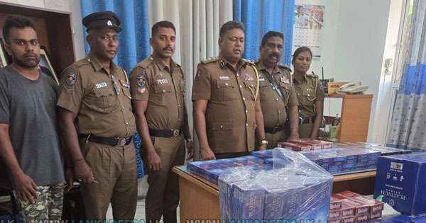 නීතී විරෝධි විදෙස් දුම්වැටි සමඟ ආයක් අල්ලයි