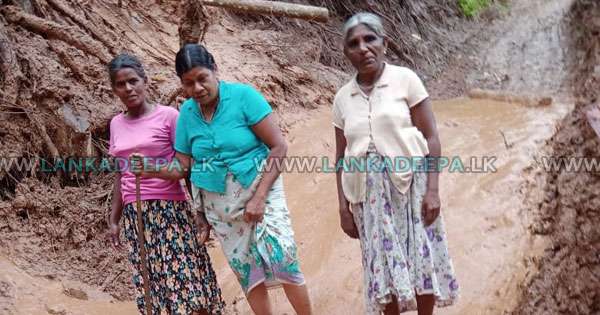 පස්සර මඩිත්තගොල්ලේ නායයාම සක්‍රිය වෙයි