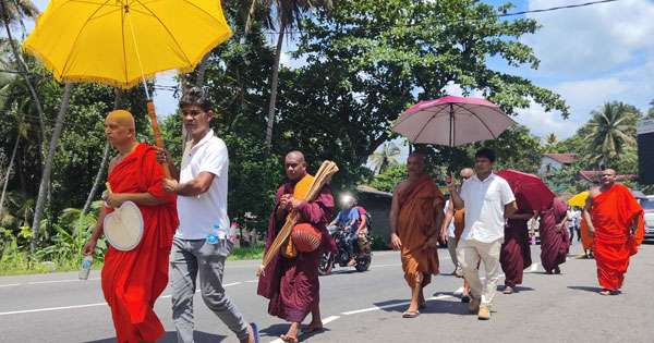 ඥානසාර හිමිට නිදහස පතා පා ගමන අද වරකාපොළට