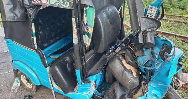 කදානේ දුම්රිය අනතුරින් දෙදෙනෙක් මරුට