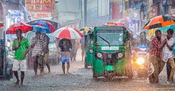 මිලි මිටර් 100 ඉක්ම වූ තද වැසි