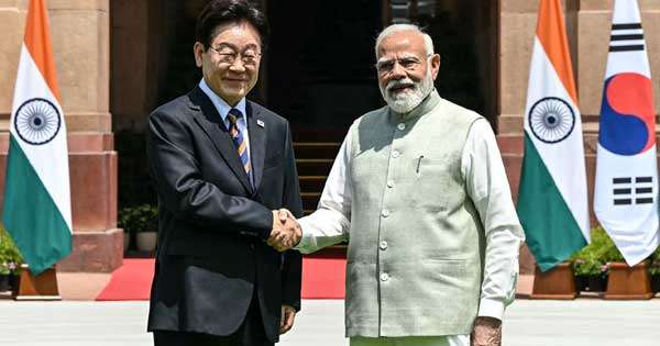 දකුණු කොරියා ජනාධිපති ඉන්දියාවේ තෙදින සංචාරයක