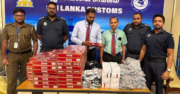 සුවඳවිලවුන්-ඖෂධ සමඟ 05ක් ගුවන් තොටේදී අත්අඩංගුවට