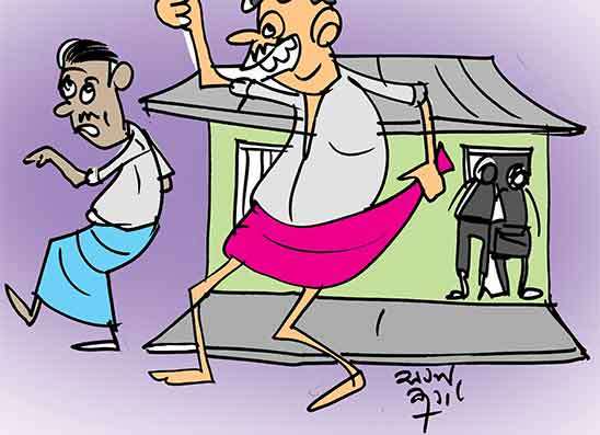මහන්තත්වකමට ගිහින් වංශේ කබල් ගාගෙන