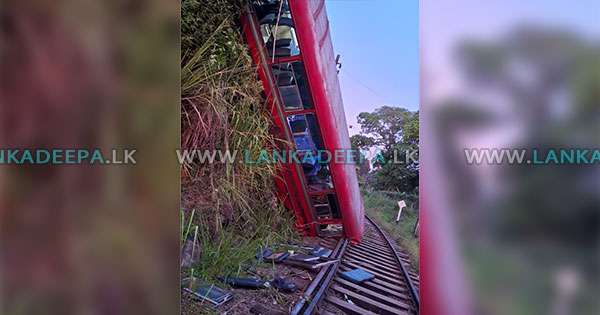 කොළඹ - බදුල්ල බස් රථයක් දියතලාවේදී දුම්රිය මඟට පෙරළී 43කට තුවාලයි