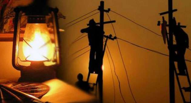 රට පුරා ප්‍රදේශ රැසක විදුලිය බිඳ වැටෙයි