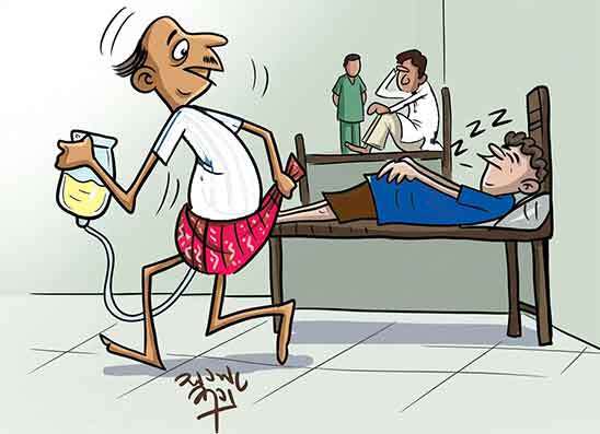 සීයාගේ සාත්තුවට ඇවිත්  මුනුපුරා සැප නින්දේ