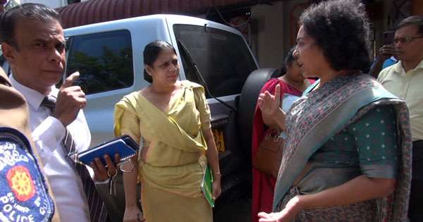 දිට්වා සහනාධාර උඩපළාත ප්‍රා.ලේ කාර්යාලයේ ගොඩ ගහලා