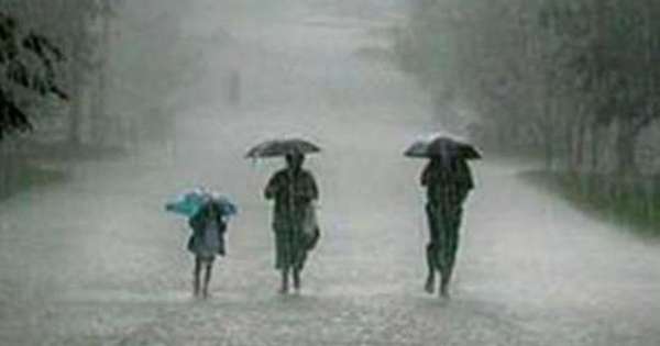 පළාත් කීපයකට විටින් විට වැසි
