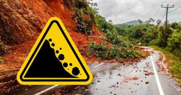 ප්‍රාලේ කොට්ඨාස 6ට නාය යෑමේ රතු නිවේදන
