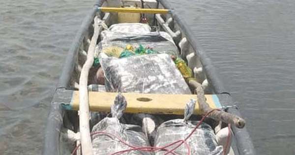 මත්ද්‍රව්‍ය ප්‍රවාහනය කළ බහු දින යාත්‍රාවක් අත්අඩංගුවට