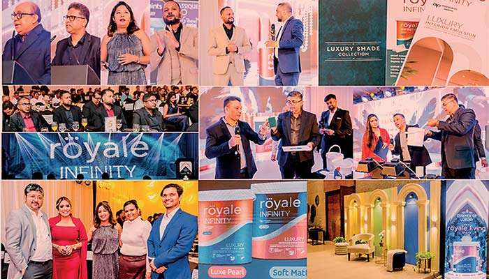 ඒෂියන් පේන්ට්ස් කෝස්වේ සමාගම  ‘Royale INFINITY’ ලංකාවට හඳුන්වා දෙයි