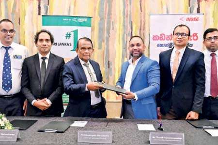 ඉදිකිරීම් ක්ෂේත්‍රයේ ප්‍රමිති ඉහළ නැංවීමට INSEE - දකුණු පළාත් ප්‍රධාන ලේකම් කාර්යාලය සහයෝගීතා ගිවිසුමක