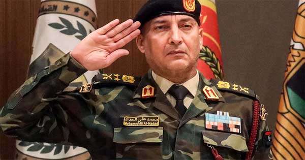 ගුවන් අනතුරින් ලිබියා හමුදාපතිවරයා මරුට