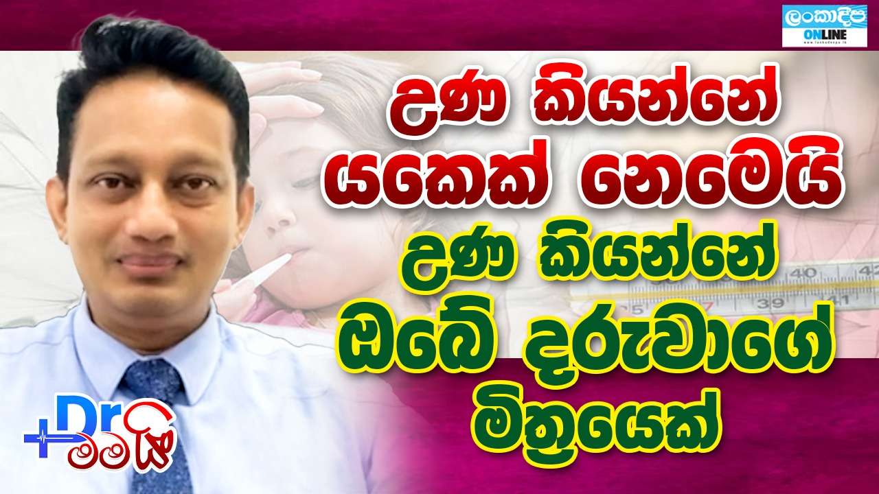 උණ කියන්නේ යකෙක් නෙමෙයි . උණ කියන්නේ ඔබේ දරුවාගේ මිත්‍රයෙක්
