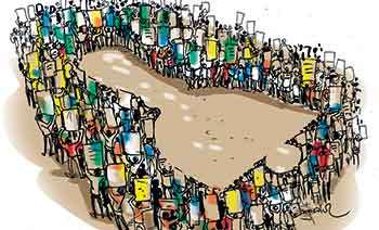 මාලිමාවට අකැප ජවිපෙට කැප අරගල දේශපාලනය