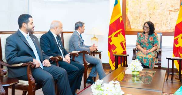 ඕමාන් වෙළෙඳ උපදේශක අගමැතිනිය හමුවේ