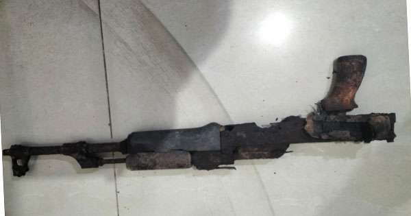 සොරිවිල වැවේ පිටවා අසල ගිනි අවියක්