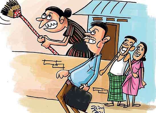 ගේ දැක පෙම්වතියට  පෙම්වතා එපා වෙලා
