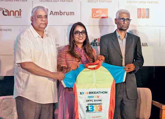 මානසික යහපැවැත්ම ප්‍රවර්ධනයට හෙරිටන්ස් හොටෙල්ස් ඇන්ඩ් රිසෝට්ස් 1333 පාපැදි සවාරියට CCC පදනම සමග එක්වෙයි