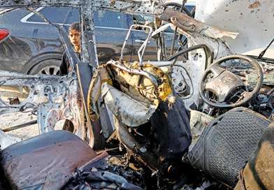 ඊශ්‍රායල් ගුවන් ප්‍රහාරයෙන් 16 ක් මරුට