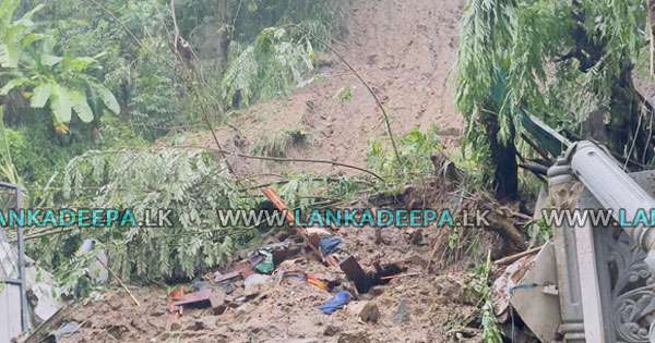 පාතහේවාහැට නායයෑමෙන් අඹුසැමි යුවළක් මරුට