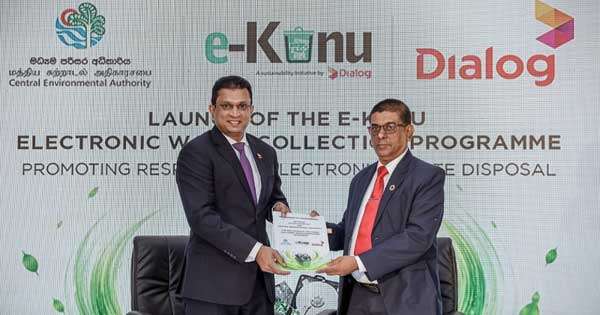 ඩයලොග් ආසියාටා “ඊ-කුණු” එකතු කරයි