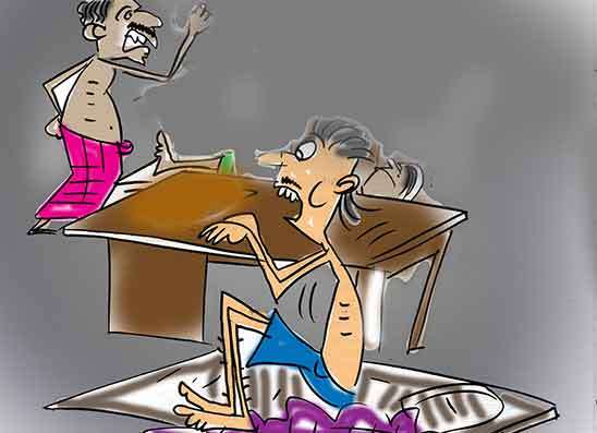 මීයෙක් මහ රෑ  හොල්මන් කරලා